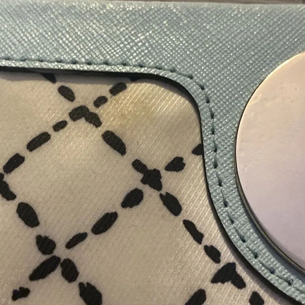 Kate Spade Newbury Lane Sally Small Crossbody Bag Light Gray Turnlock Purse - Picture 14 of 16